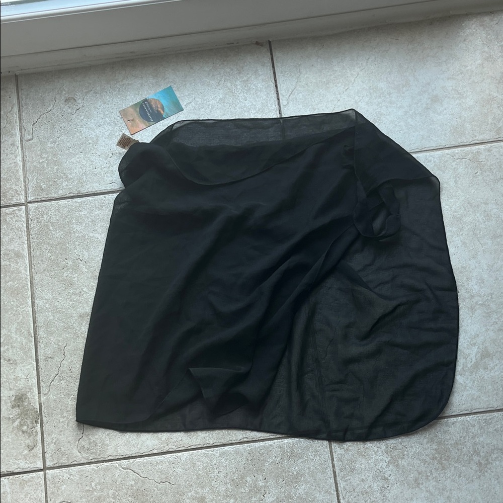 Elegant Black Women's cover up skirt